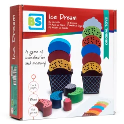 BS Toys IJs Creaties Hout - Balans en Stapelspel