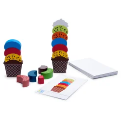 BS Toys IJs Creaties Hout - Balans en Stapelspel