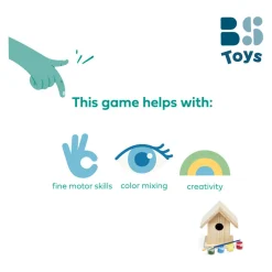 BS Toys Maak je eigen Houten Vogelhuisje Bouwset