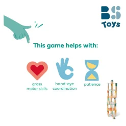 BS Toys Mega Houten Balansspel, 38dlg.