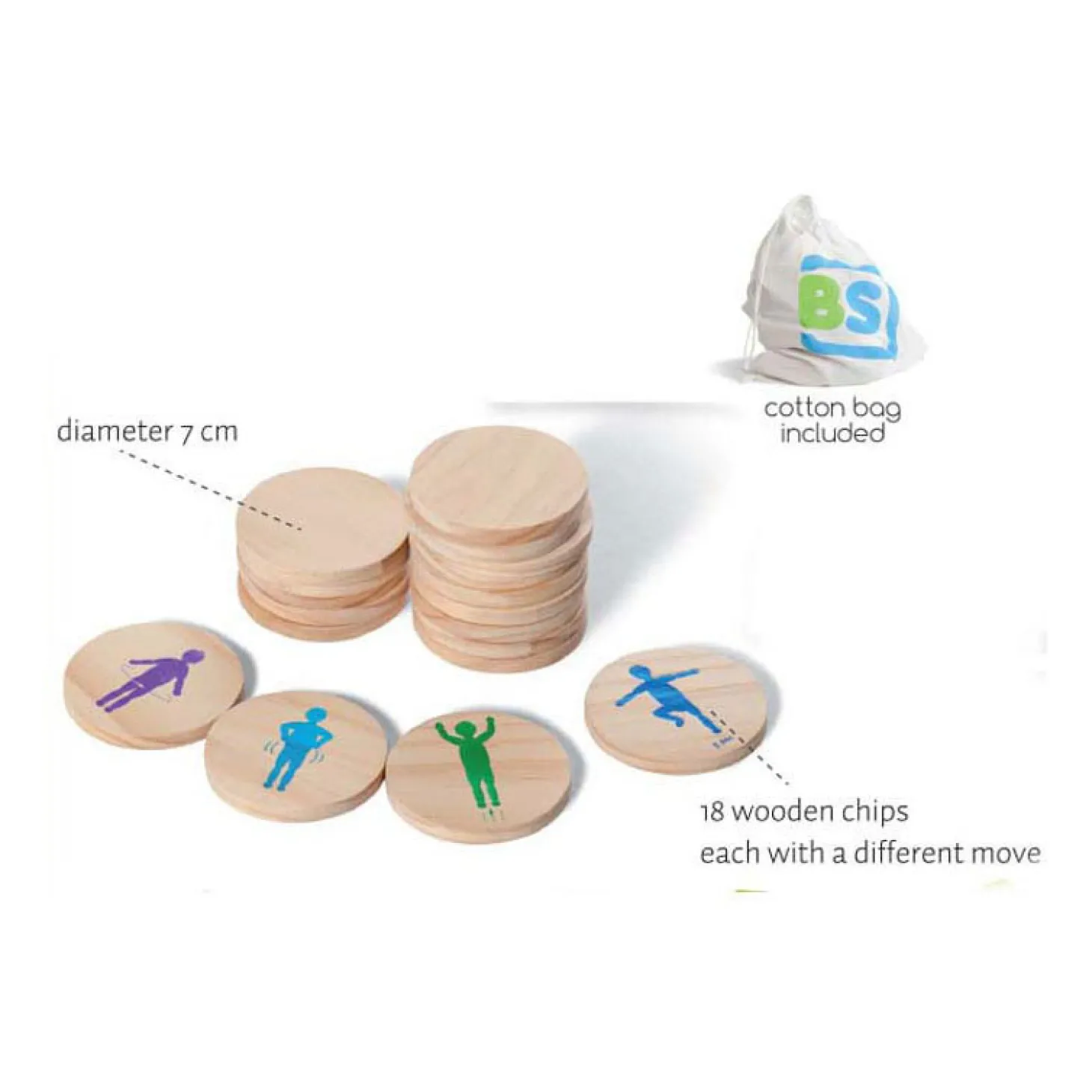 BS Toys Moves Beweegspel, 18dlg.