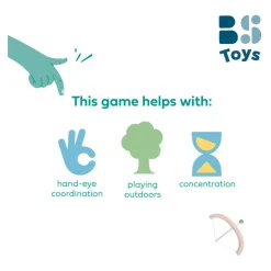 BS Toys Pijl en Boog Set met Doelwit, 4dlg.