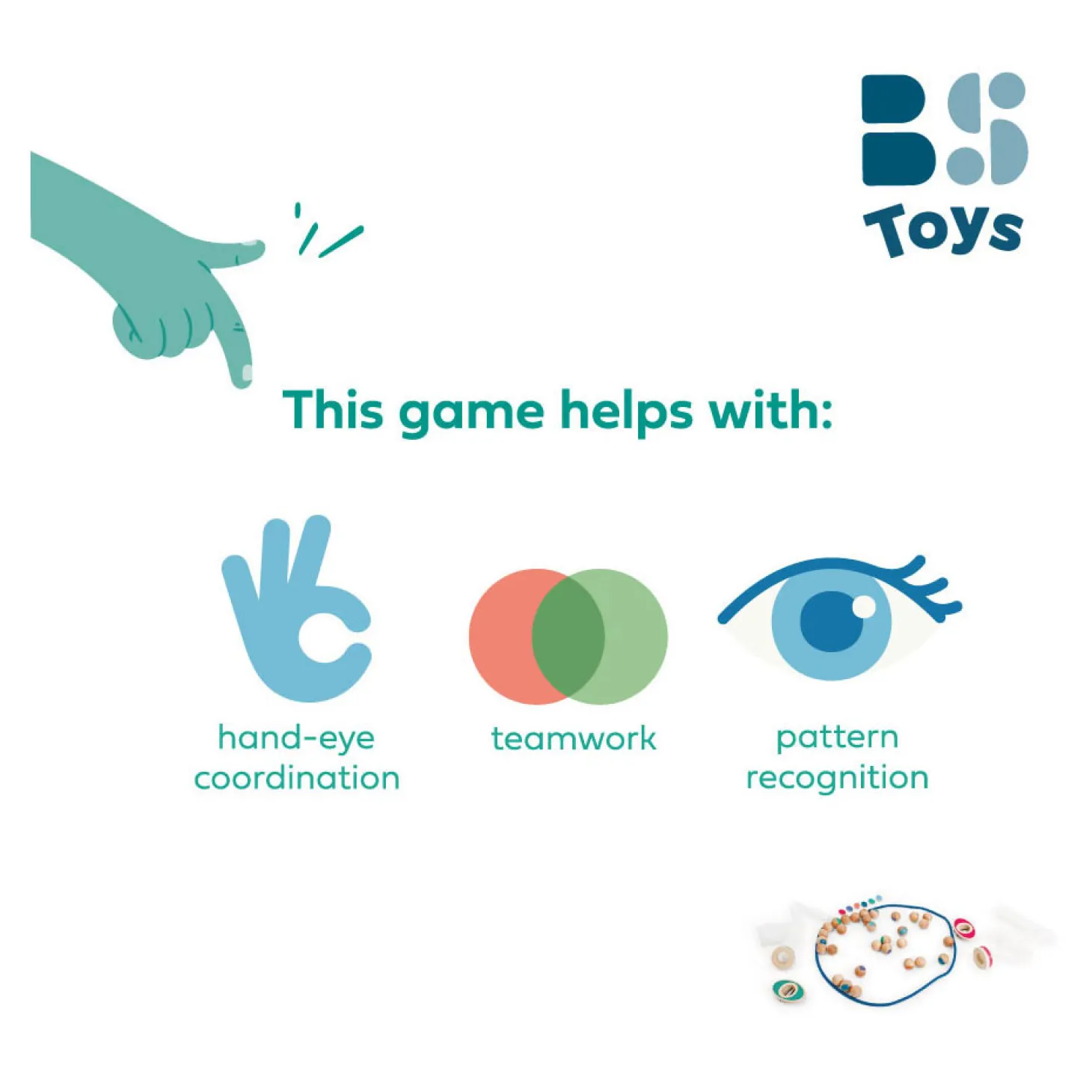 BS Toys Plop It! Houten Spel