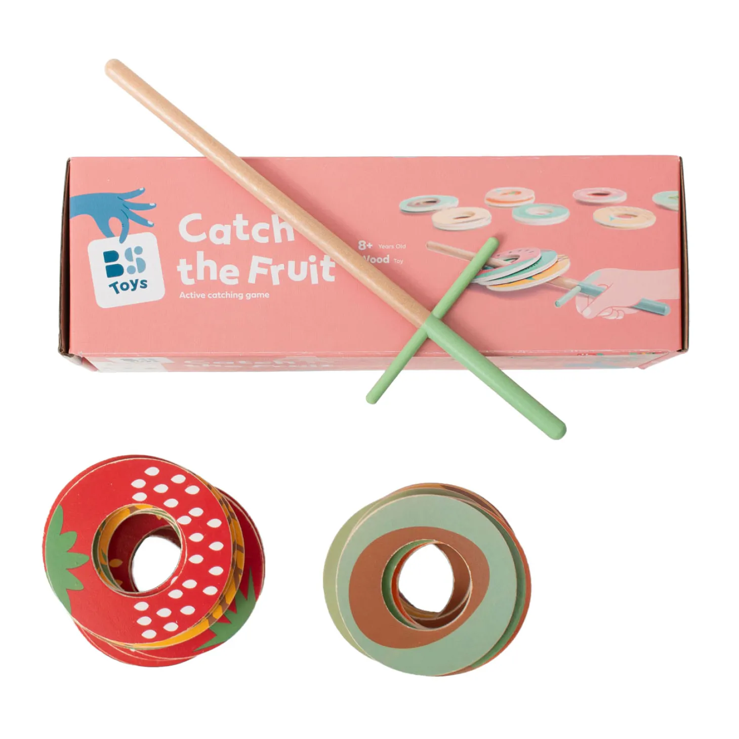 BS Toys Vang het Fruit Vang- en Werpspel, 31dlg.