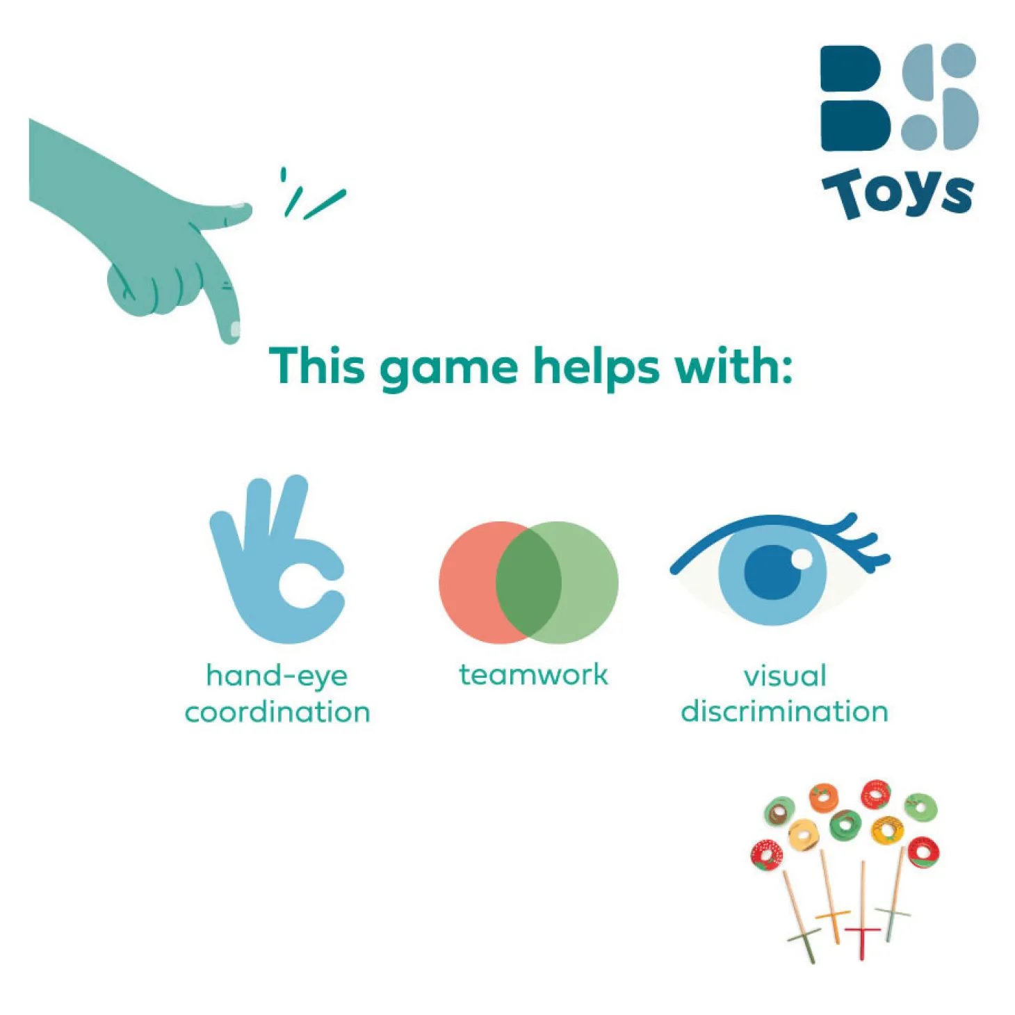 BS Toys Vang het Fruit Vang- en Werpspel, 31dlg.