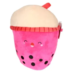 Bubble Tea Pluche Roze, 28cm