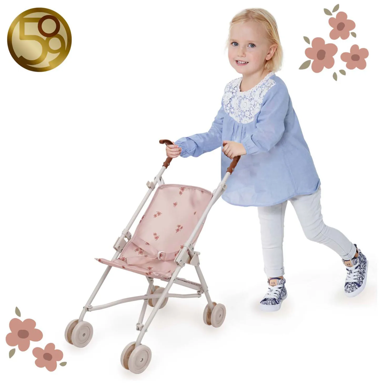 Buggy Poppenwagen Ballet Flora
