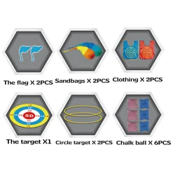 Buitenactiviteiten Spellen 3in1