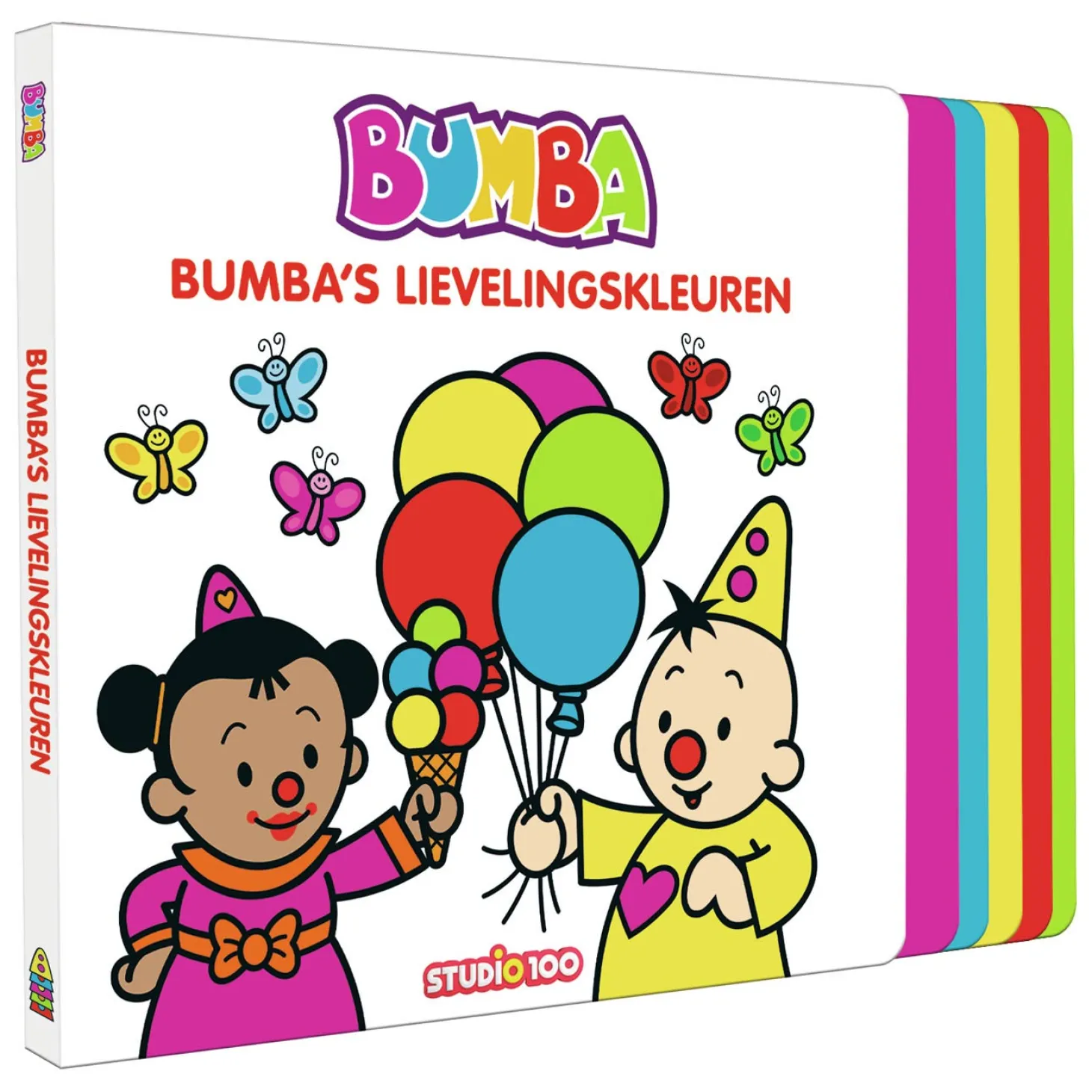 Bumba Kartonboek met trapjes - Bumba's lievelingskleuren