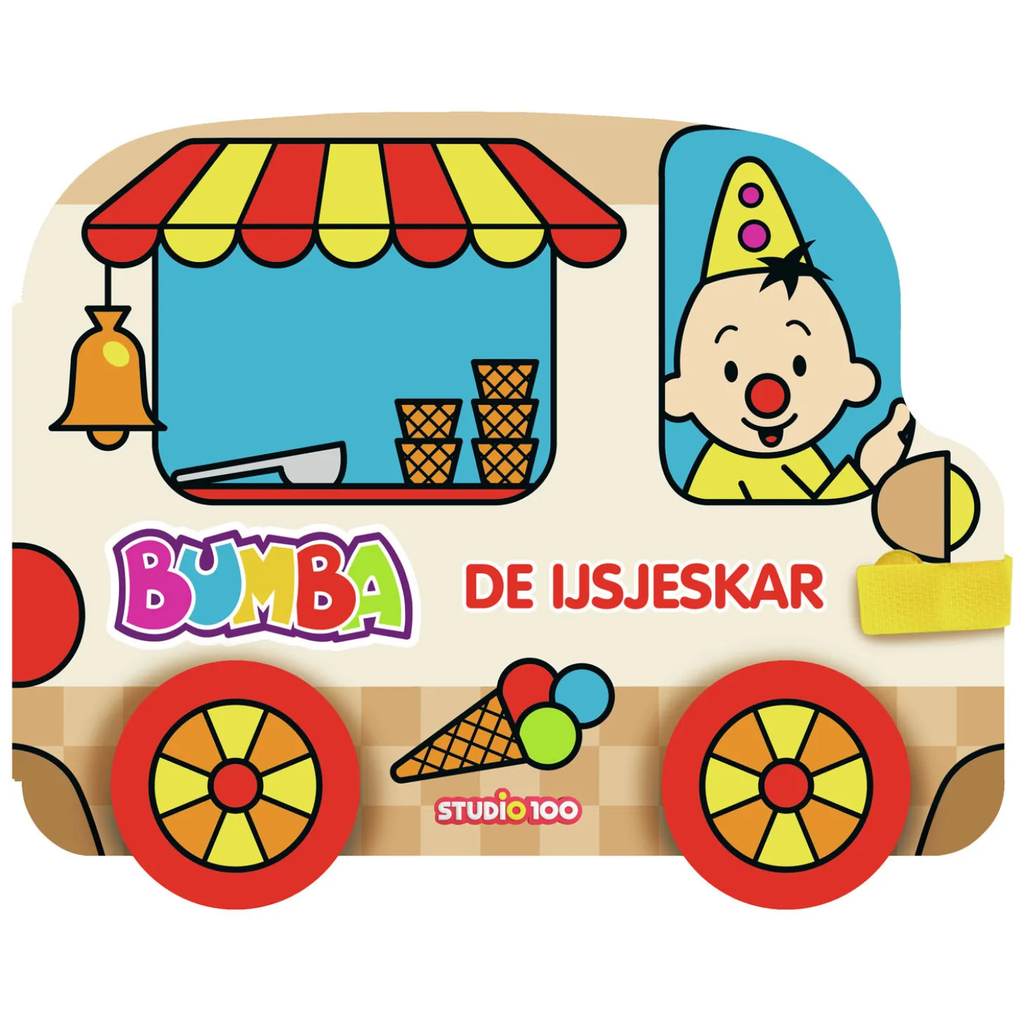 Bumba Kartonboek met Wielen De IJsjeskar