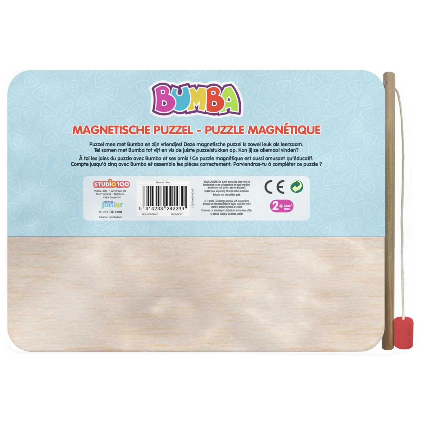 Bumba Magnetische Houten Puzzel