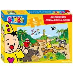 Bumba Puzzel Jungledieren, 6st.