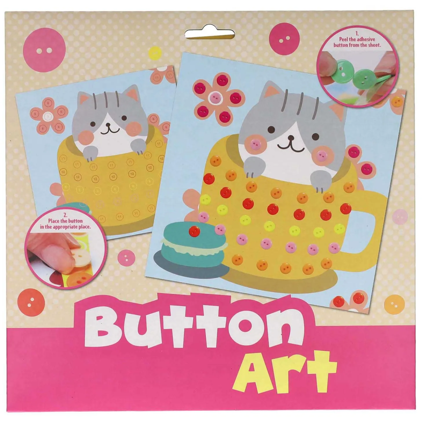Button Art Schilderij Versieren