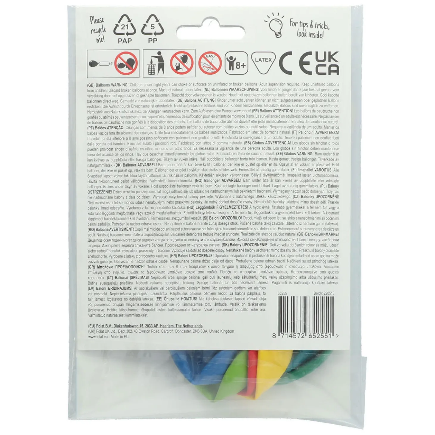 Buurman & Buurman Ballonnen, 6st.