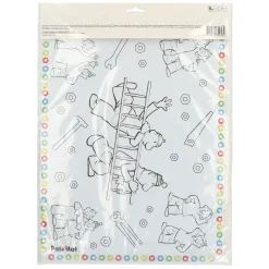 Buurman & Buurman Placemats Kleurplaten, 6st.