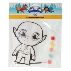 Canvas Schilderen DC Comics - Flash incl Penseel en 6 kleuren verf