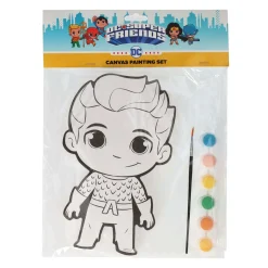 Canvas Schilderen DC Comics - Aquaman - incl Penseel en 6 kleuren verf