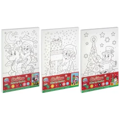 Canvas Schilderen op Nummer Kerstmis