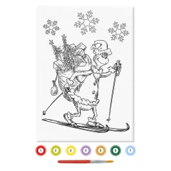 Canvas Schilderen op Nummer Grinch