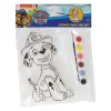 Canvas Schilderen PAW Patrol - Marshall - incl Penseel en 6 kleuren verf