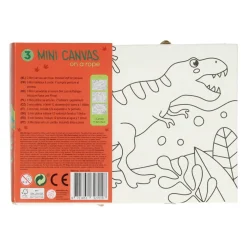 Canvas Schilderijen Aan Touw - Dino, 3st