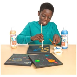 Canvas Zwart 20x20cm, 3st.