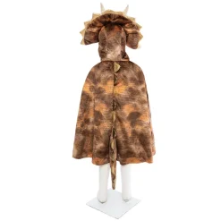 Cape met Klauwen Dinosaurus Triceratops Bruin, 4-6 jaar