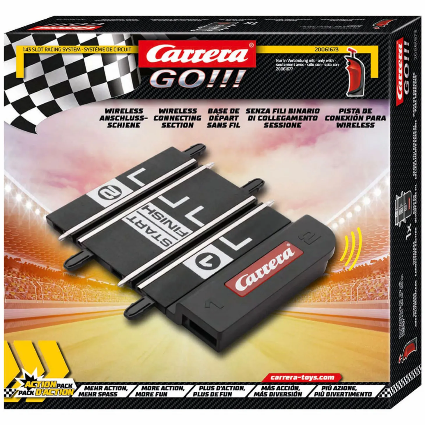 Carrera GO!!! Racebaanonderdeel - Draadloos Aansluitstuk