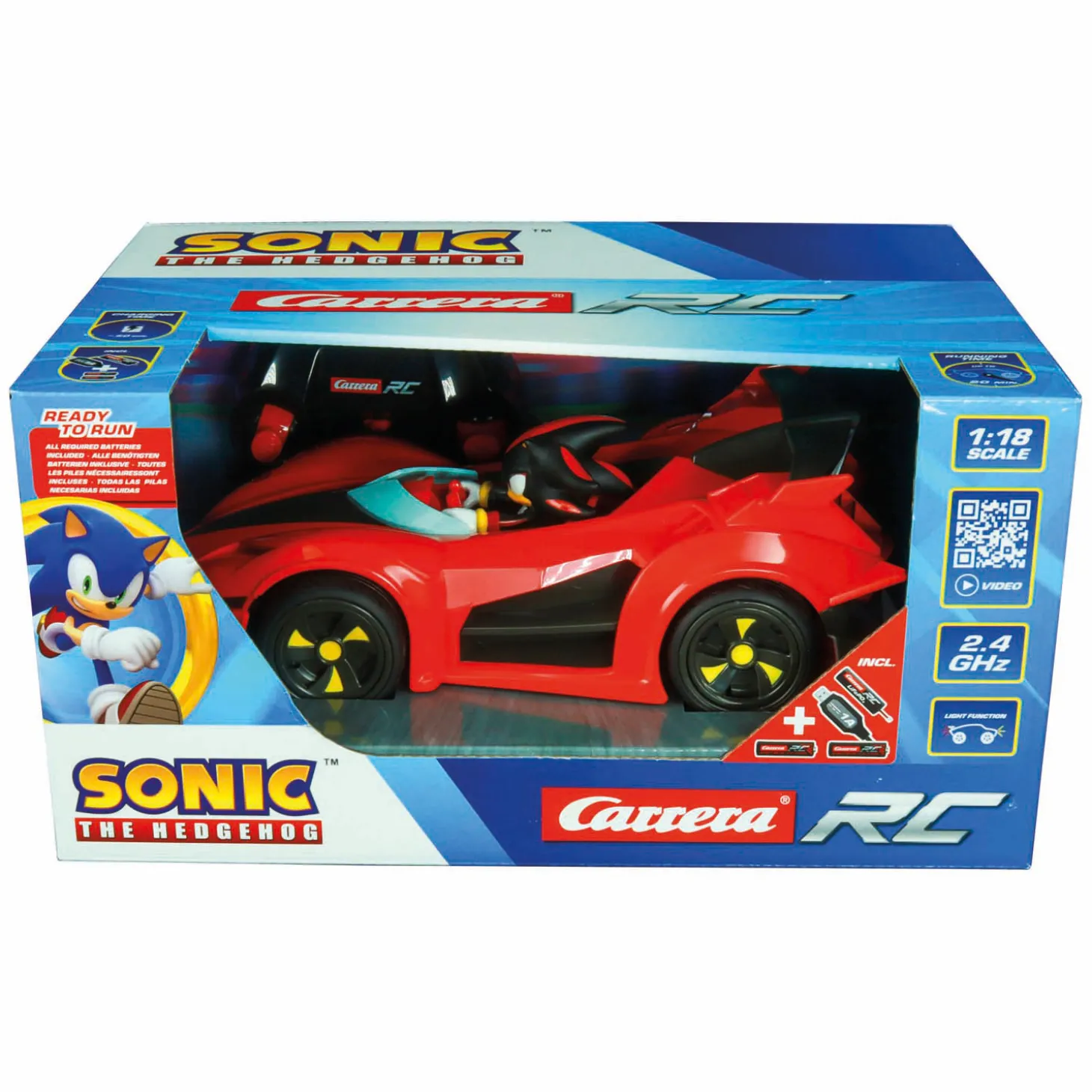 Carrera RC 2,4GHz Team Sonic Racing Shadow - 1:18