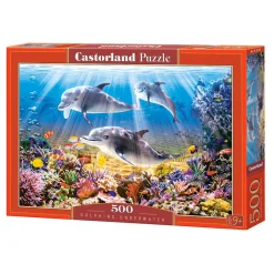 Castorland Legpuzzel Dolphins Underwater, 500st.