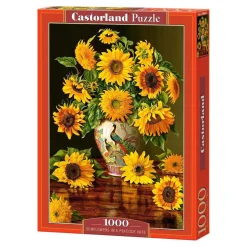 Castorland Legpuzzel Sunflowers in a Peacock Vase, 1000st.