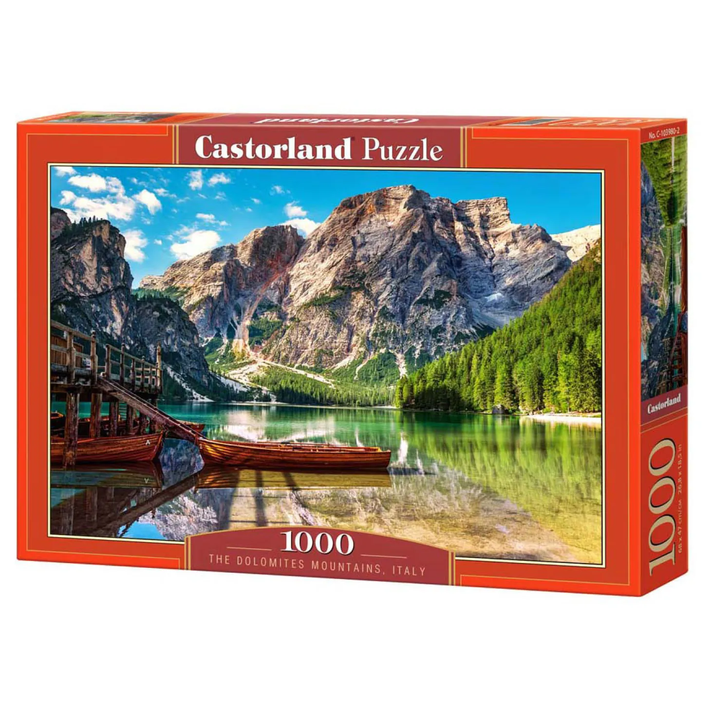 Castorland Legpuzzel The Dolomites Mountains Italy, 1000st.
