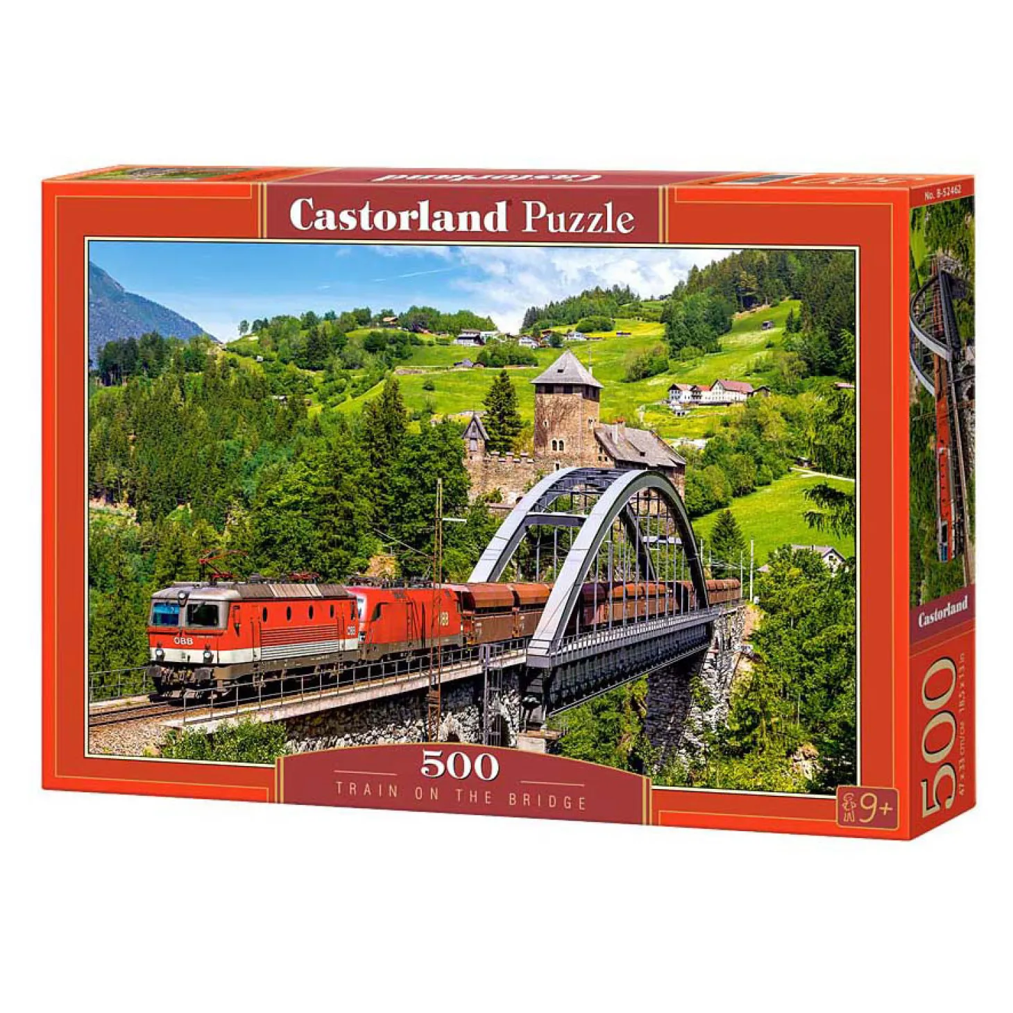 Castorland Legpuzzel Train on the Bridge, 500st.