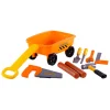 Cavallino Bolderkar Oranje met Gereedschap en Boomstammen, 9dlg.
