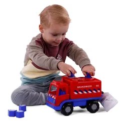 Cavallino Brandweervrachtwagen Vormenstoof met 6 Blokken, 26cm