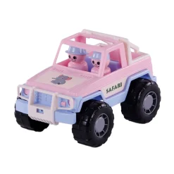 Cavallino Jeep Roze met 2 Speelfiguren