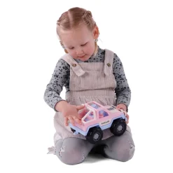 Cavallino Jeep Roze met 2 Speelfiguren