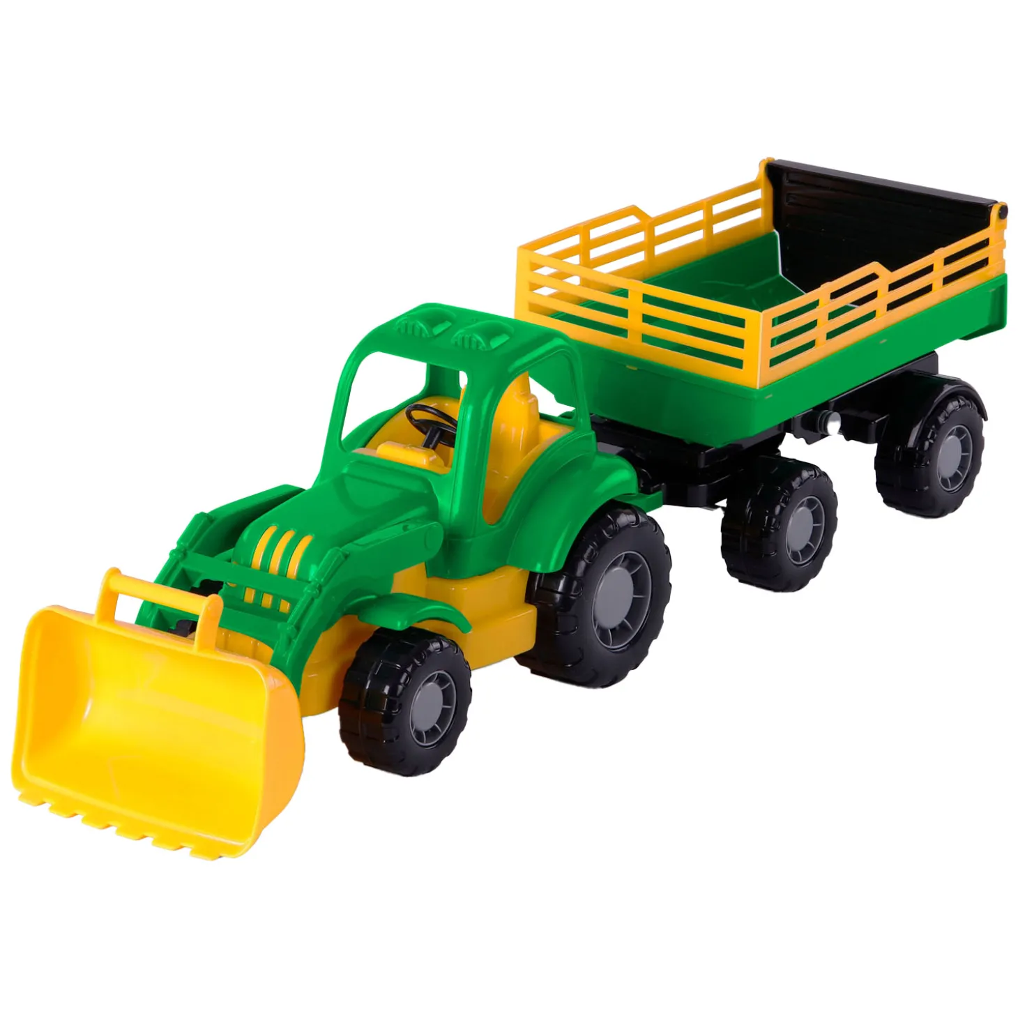 Cavallino Klassieke Tractor met Kiep Aanhangwagen, 66cm