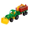 Cavallino Klassieke Tractor met Aanhangwagen en Hout, 61cm