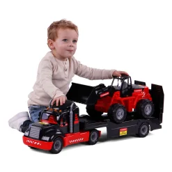 Cavallino Mammoet Torpedo Vrachtwagen met Bulldozer, Schaal 1:16