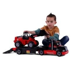 Cavallino Mammoet Torpedo Vrachtwagen met Bulldozer, Schaal 1:16