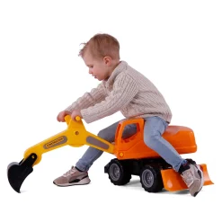 Cavallino Mega Graafmachine Loopauto Oranje, 79cm