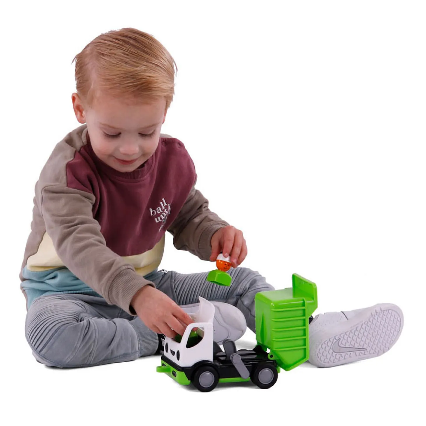 Cavallino Mijn Eerste Kiepvrachtwagen Groen, 19cm