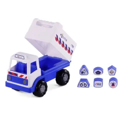 Cavallino Politievrachtwagen Vormenstoof met 6 Blokken, 26cm