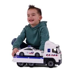 Cavallino Politievrachtwagen en Politieauto, Schaal 1:16