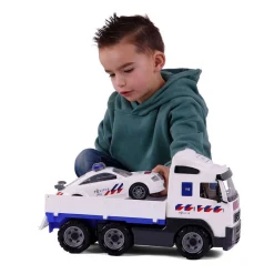 Cavallino Politievrachtwagen en Politieauto, Schaal 1:16