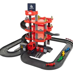 Cavallino Racing Parkeergarage met 4 Verdiepingen en Auto's Speelset