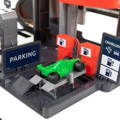 Cavallino Racing Parkeergarage met 4 Verdiepingen en Auto's Speelset