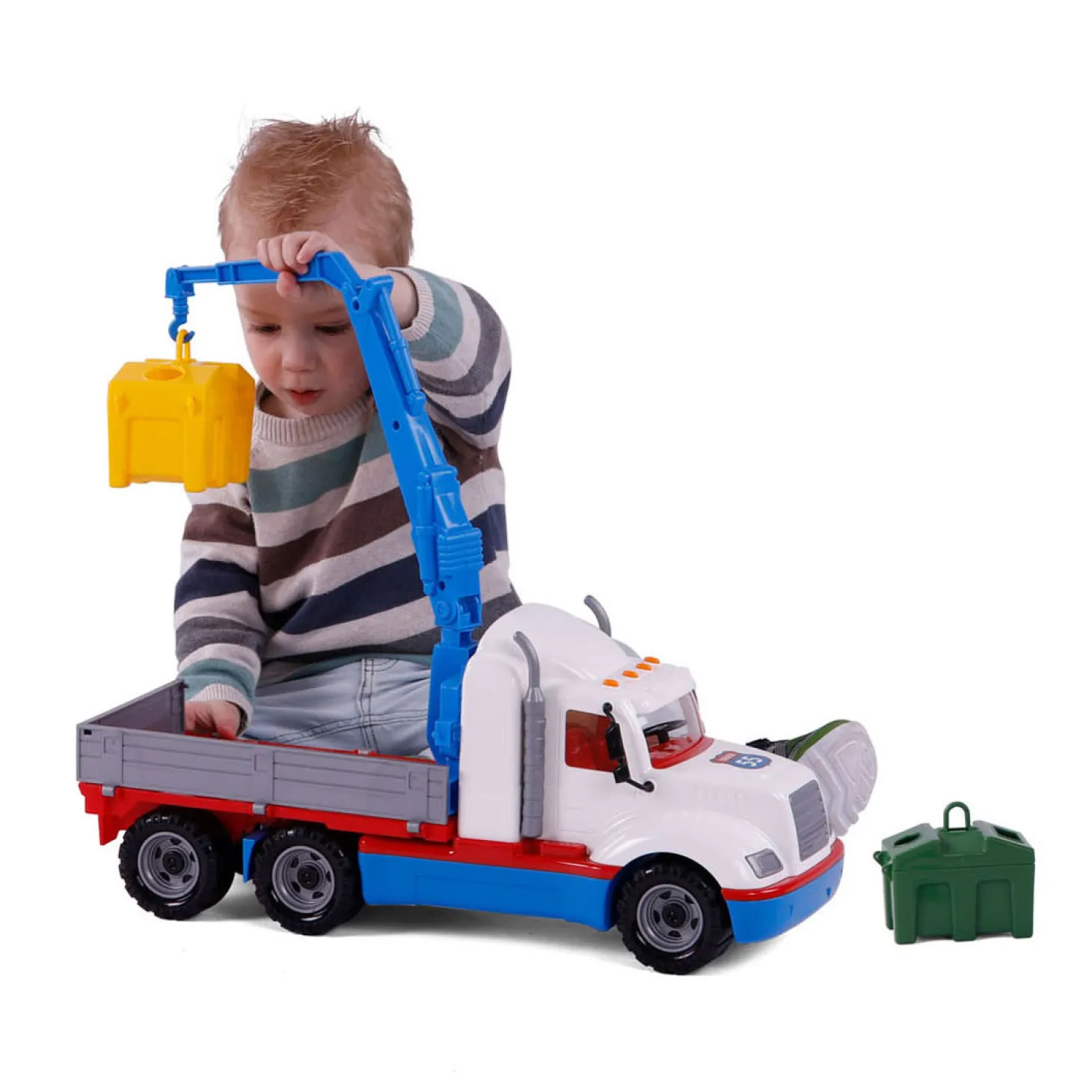 Cavallino Torpedo Container Vrachtwagen, Schaal 1:16