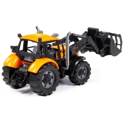 Cavallino Tractor met Lader Geel, Schaal 1:32
